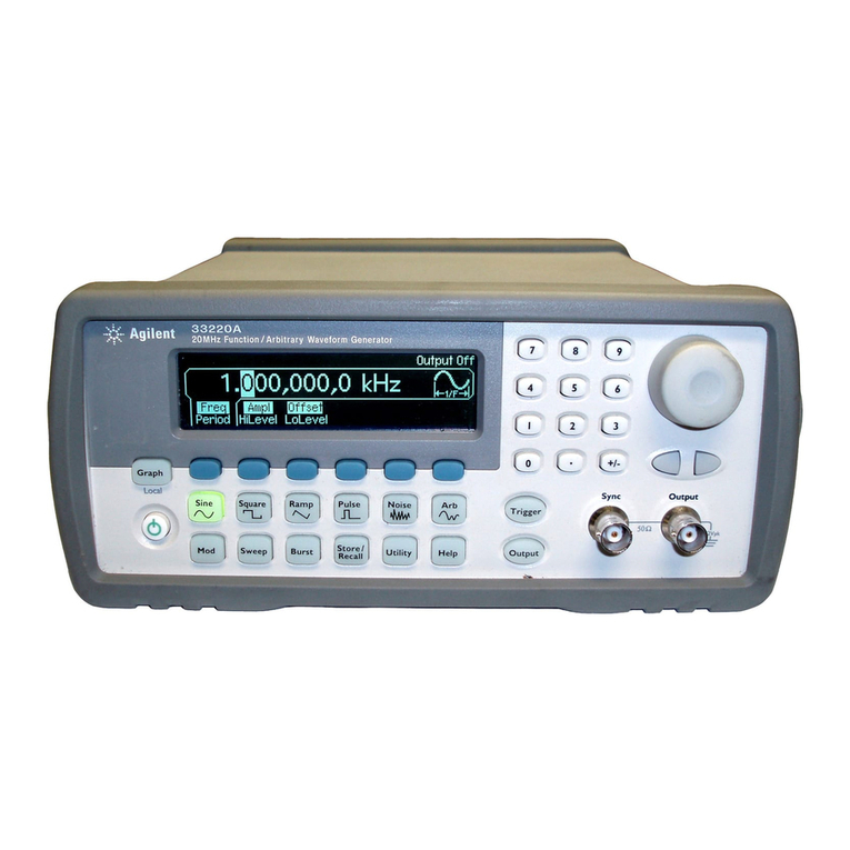 Agilent Technologies 33220A User manual