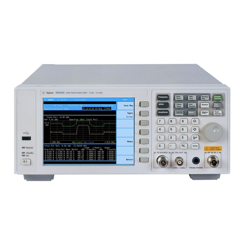 Agilent Technologies N9320A User manual Agilent Technologies N9320A User manual