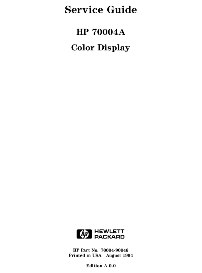 HP 70004A User manual