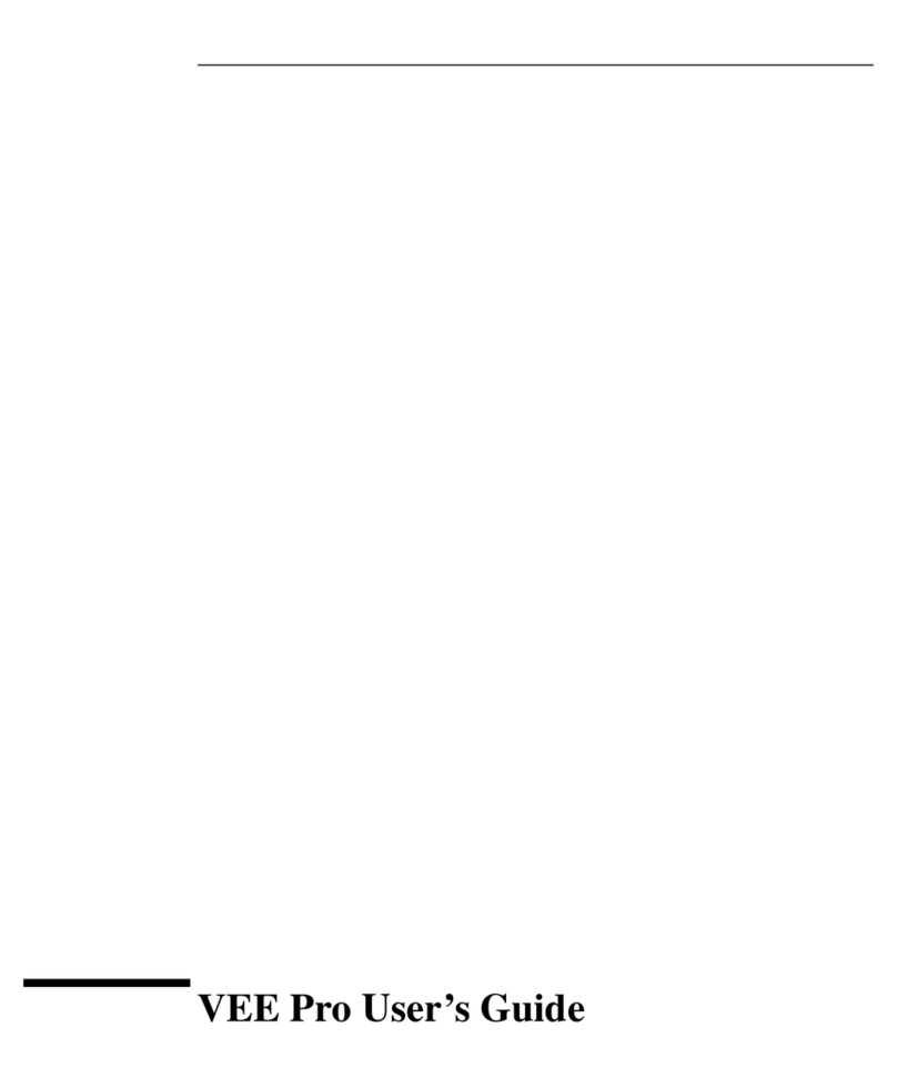 Agilent Technologies VEE Pro User manual