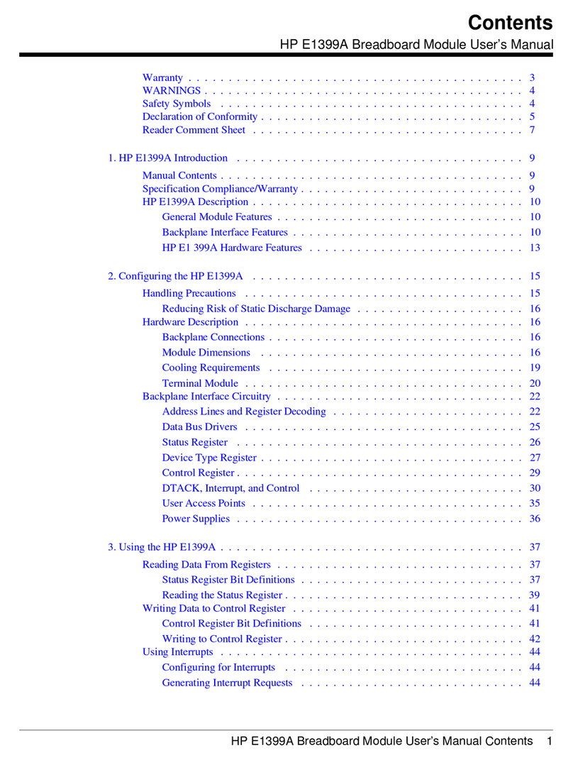HP E1399A User manual