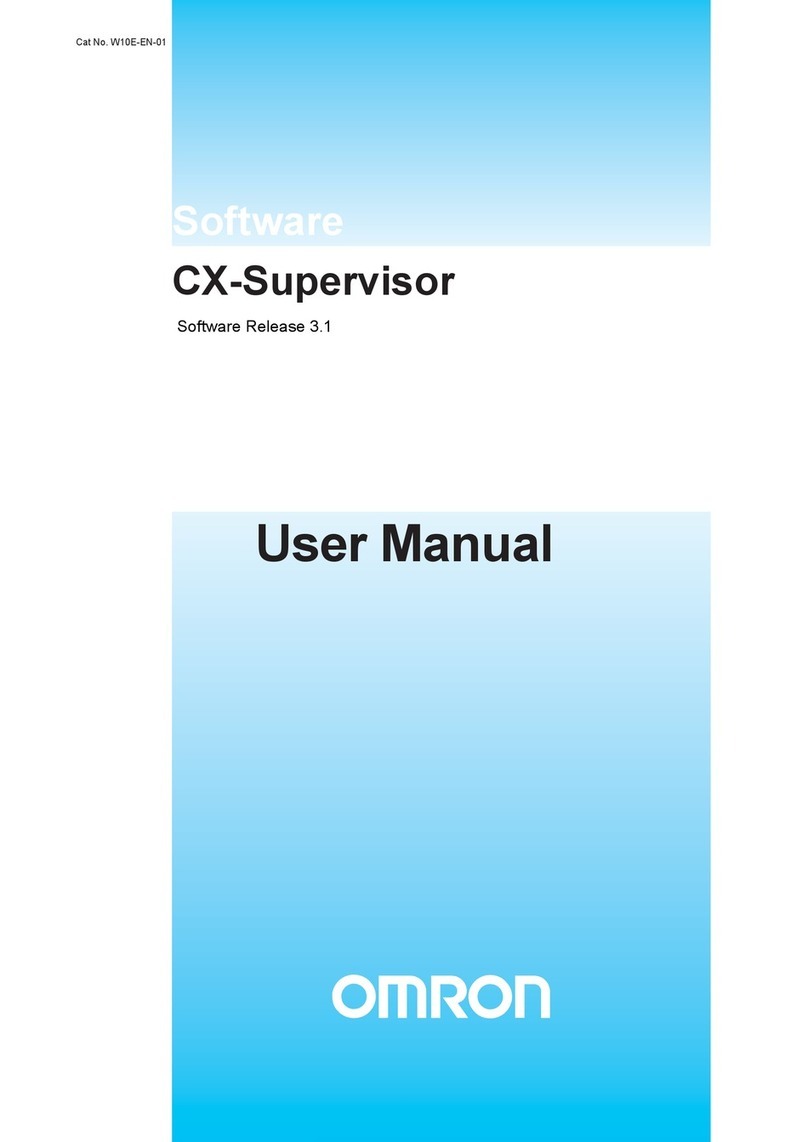 Omron CX-Supervisor User manual