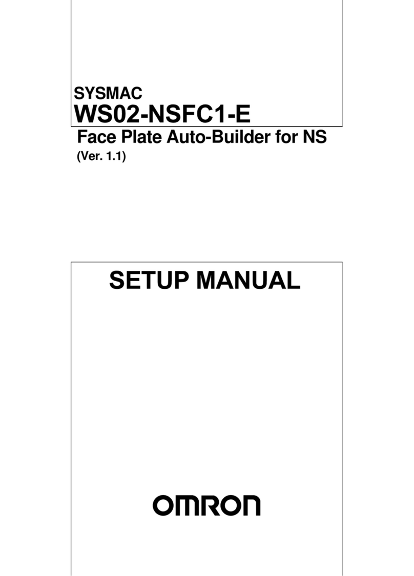 Omron SYSMAC WS02-NSFC1-E Setup manual