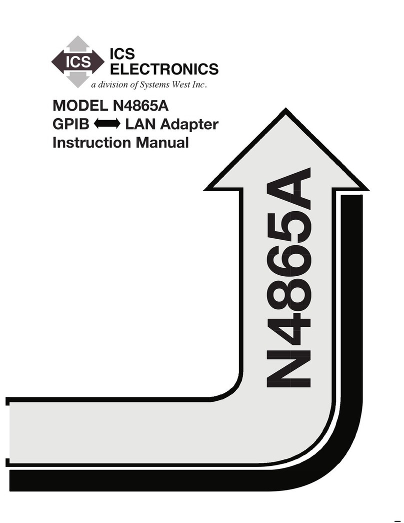 ICS N4865A instruction manual