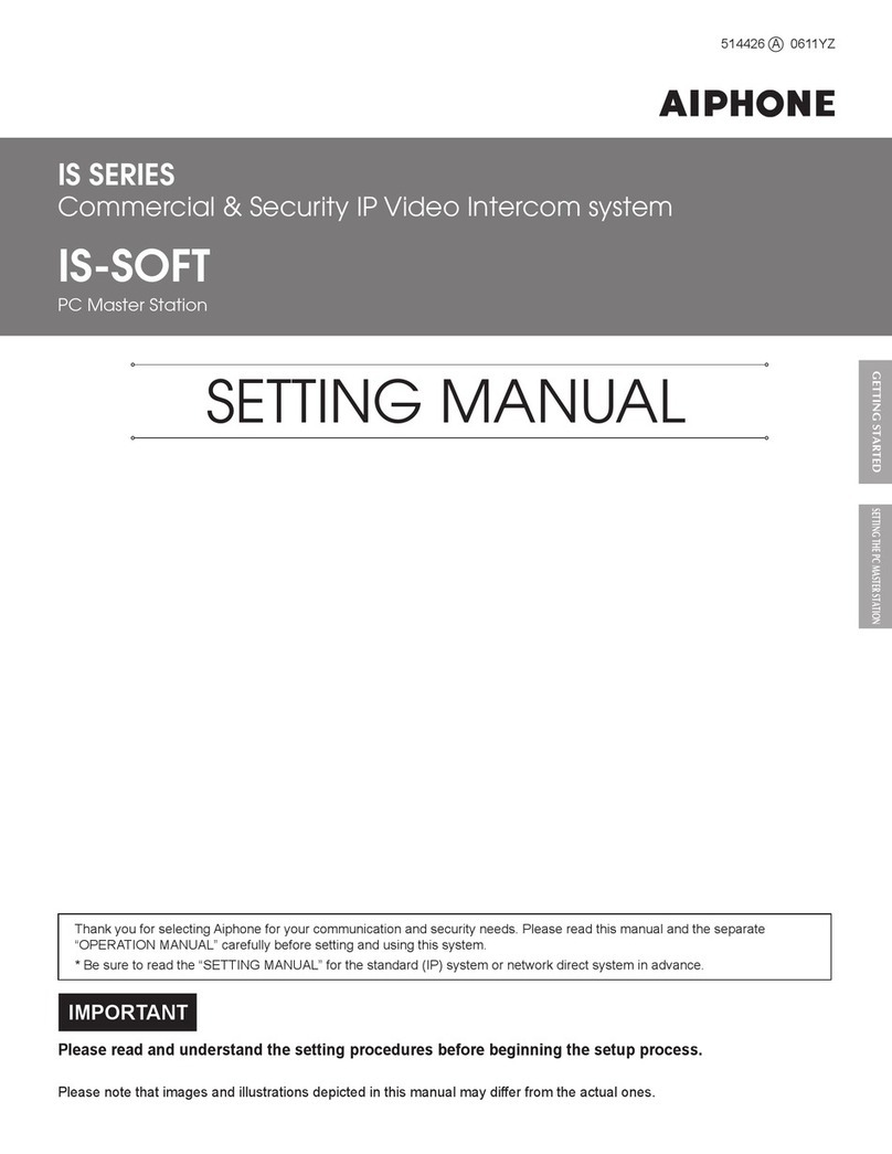 Aiphone IS-SOFT Manual