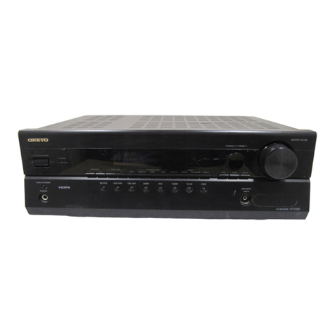 Onkyo HT-R380 Quick setup guide
