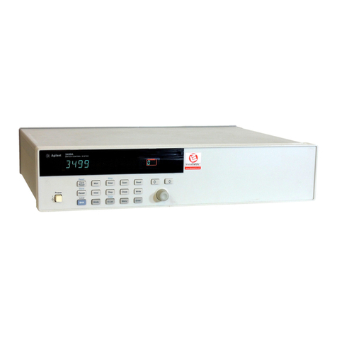 Agilent Technologies 3488 user manual