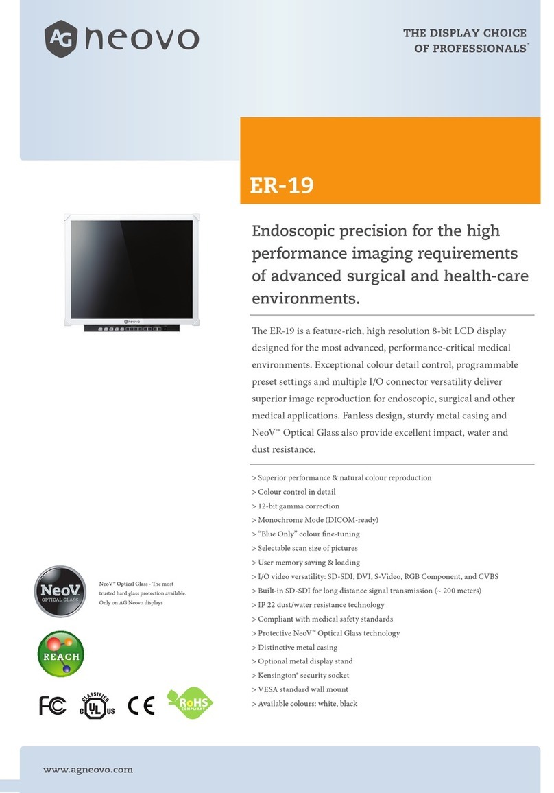 AG Neovo ER-19 User manual