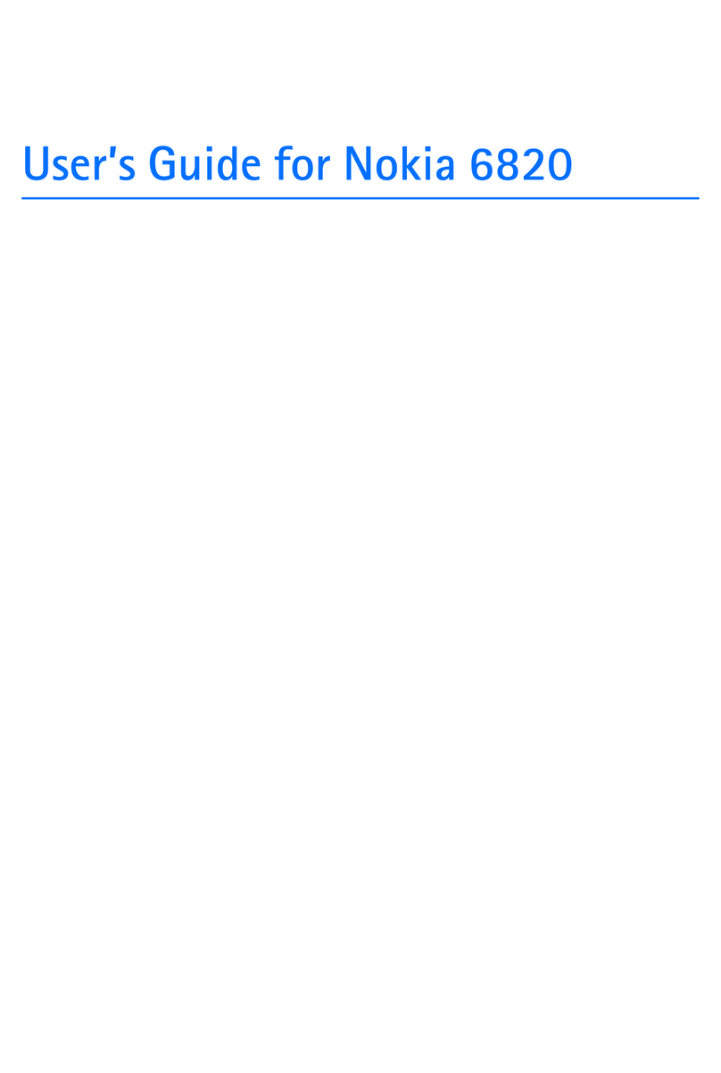 Nokia 6820 - Cell Phone - GSM User manual