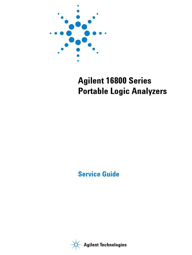 Agilent Technologies 16800 Series Service guide