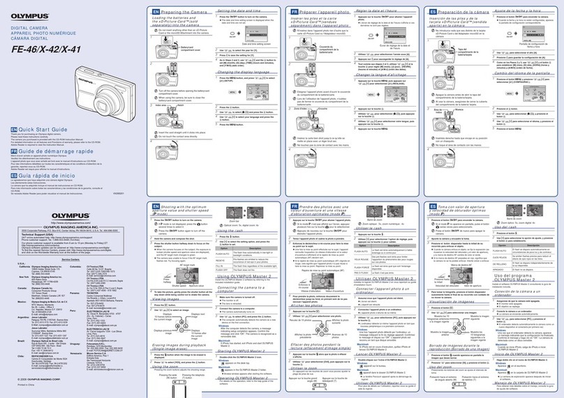 Olympus FE-46 User manual Olympus FE-46 User manual