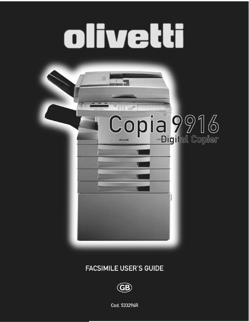 Olivetti Copia 9916 user guide