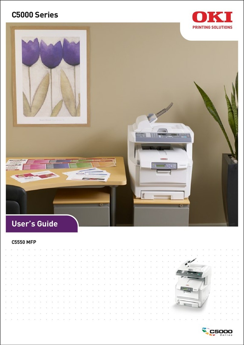 Oki C5550 User manual