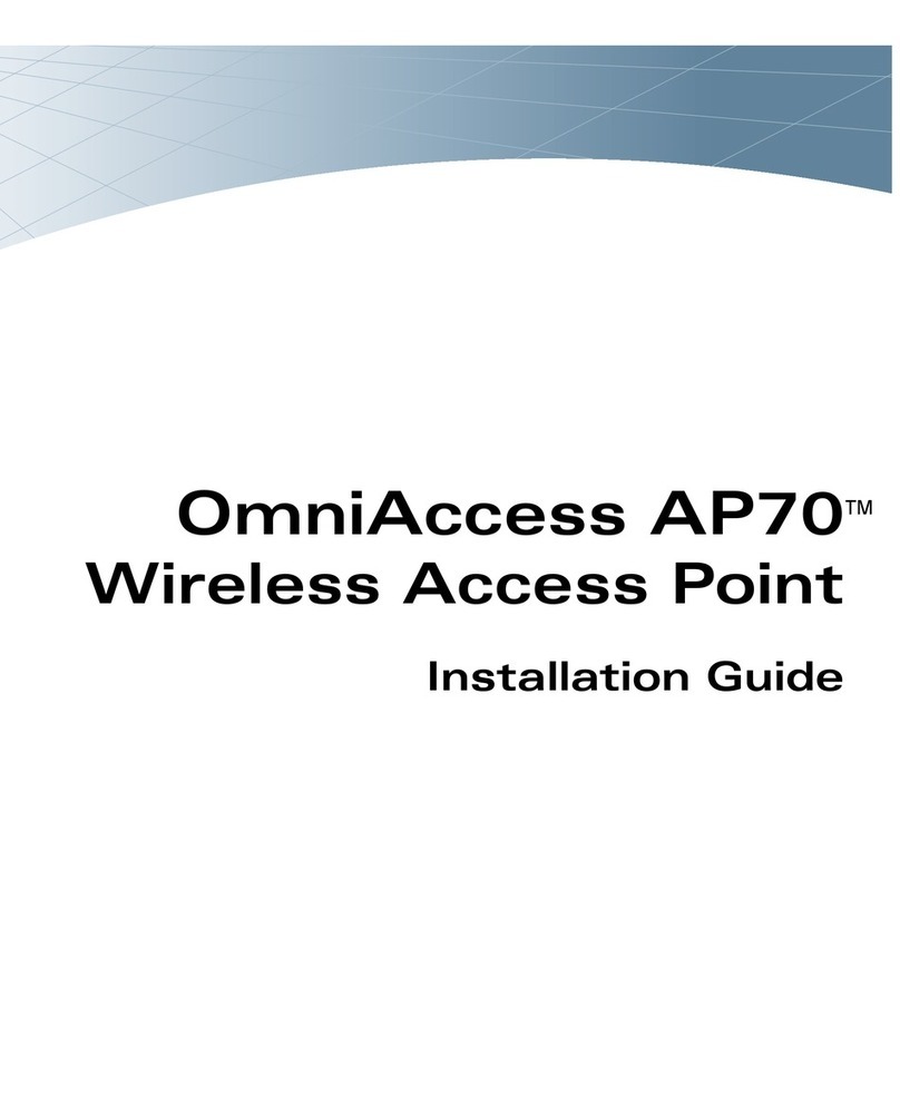 Alcatel OmniAccess AP70 User manual Alcatel OmniAccess AP70 User manual