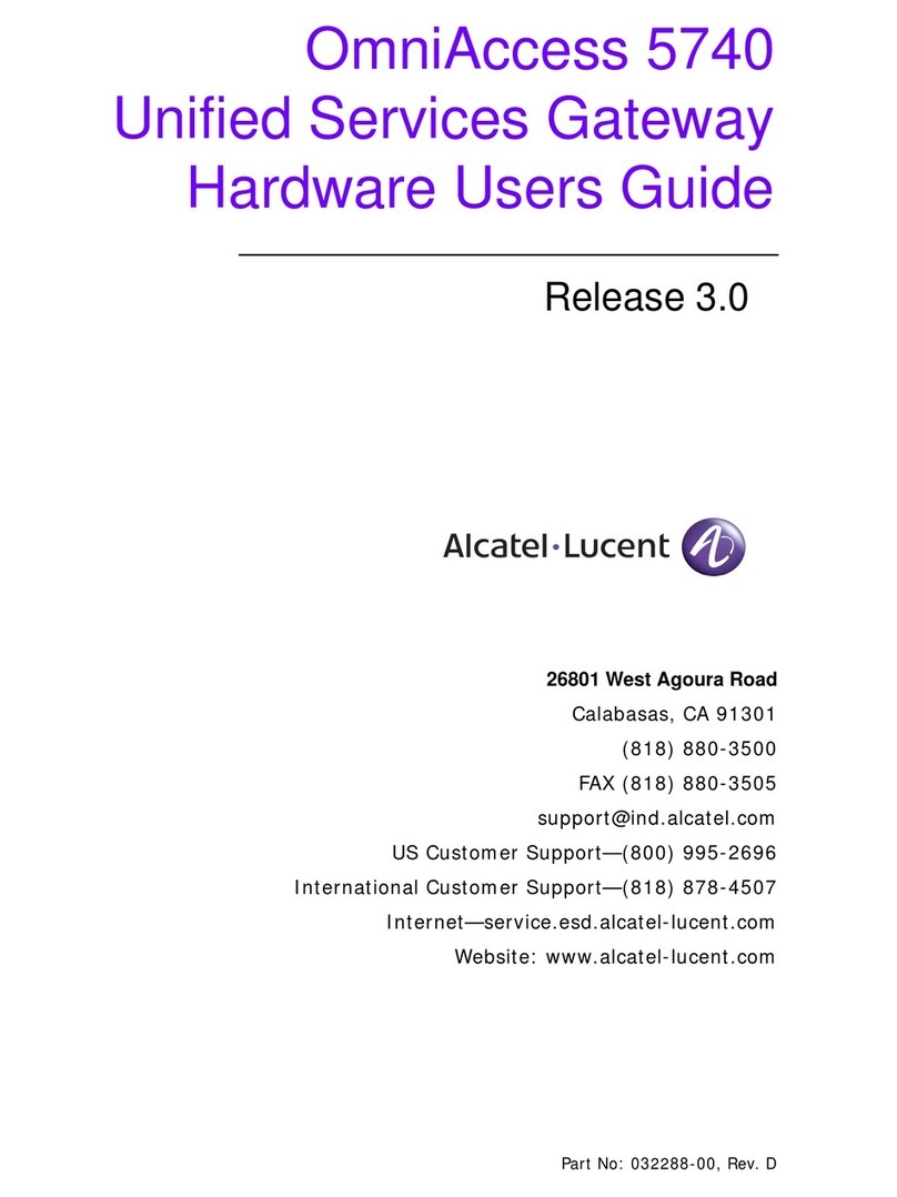 Alcatel-Lucent OmniAccess 5740 user guide