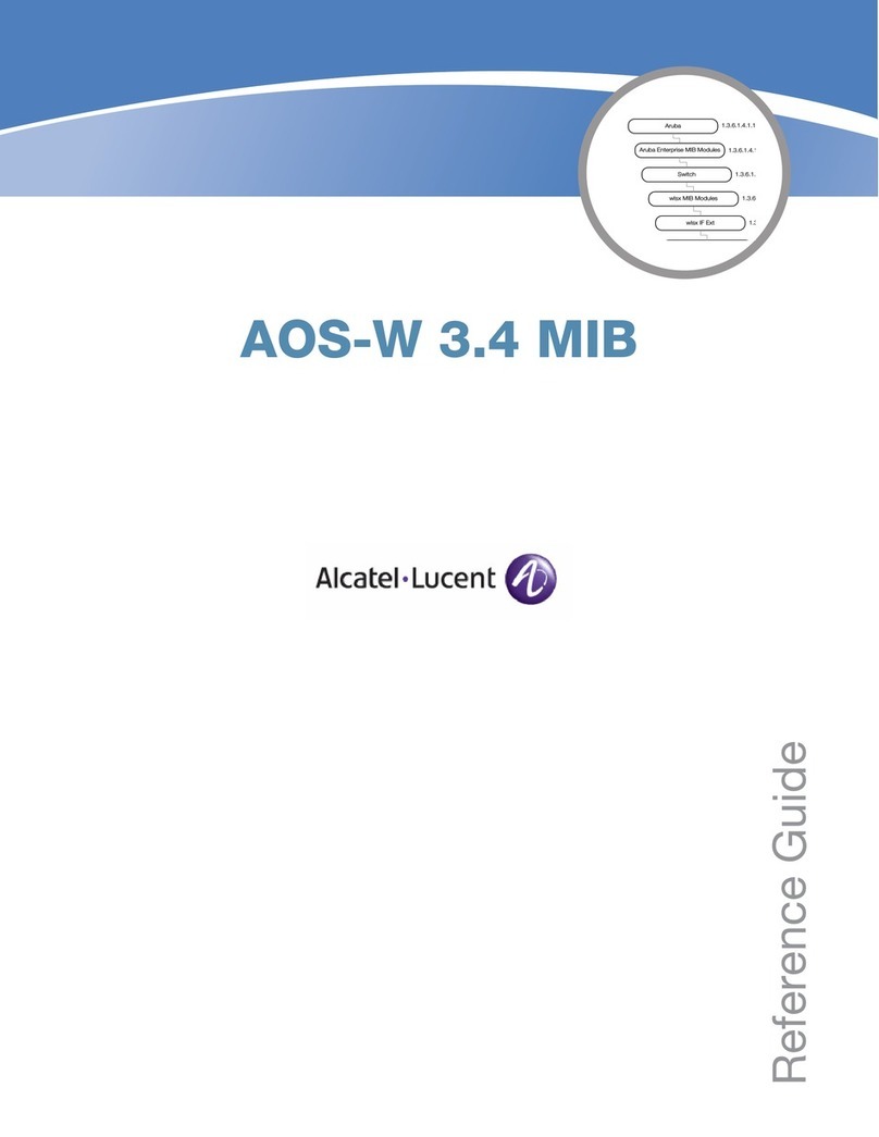 Alcatel-Lucent AOS-W 3.4 MIB User manual