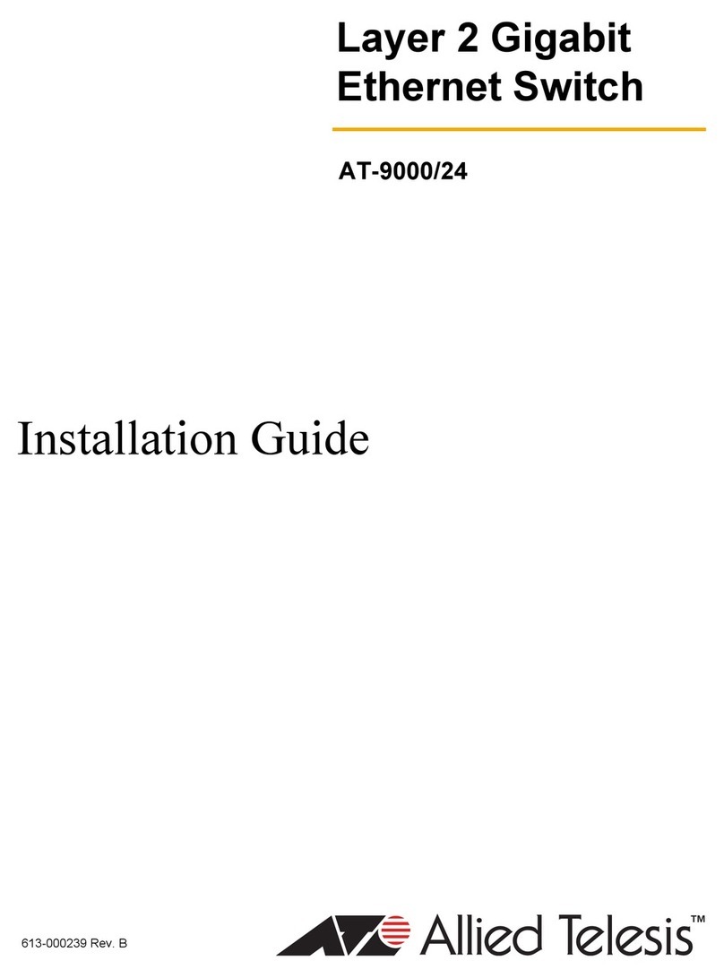 Allied Telesis AT-9000/24 User manual