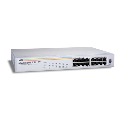 Allied Telesis AT-FS716 User manual