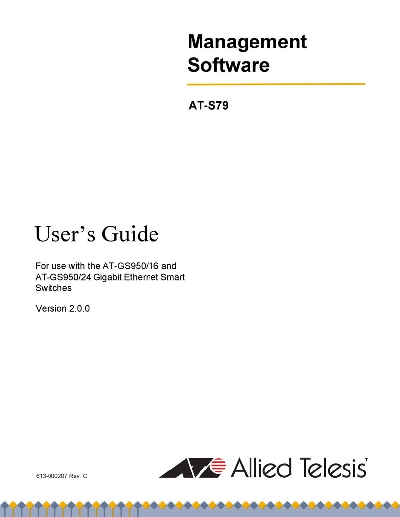 Allied Telesis AT-S79 User manual
