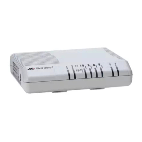 Allied Telesis AT-RG613TX Series User manual