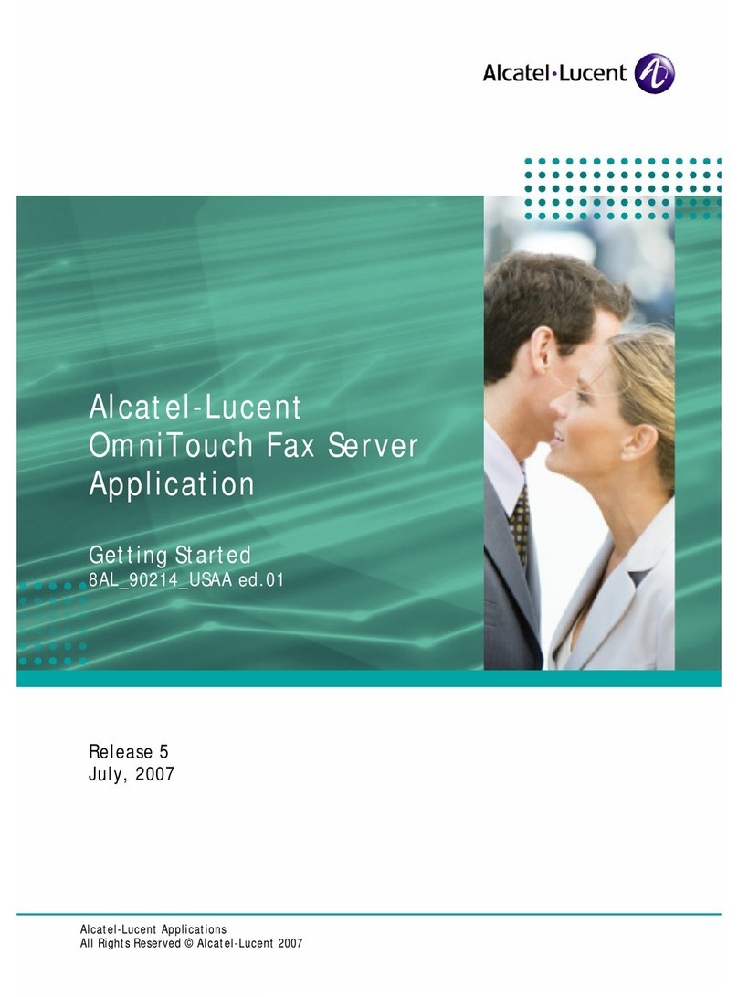 Alcatel-Lucent T.38 Getting started guide