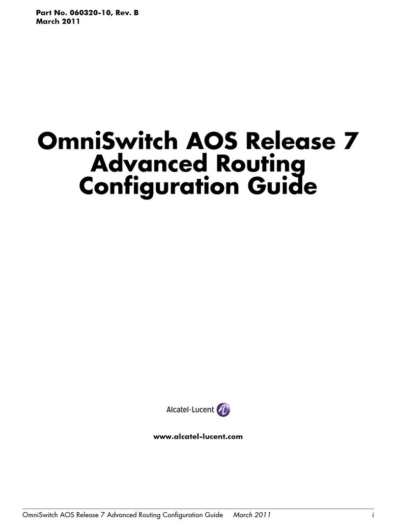 Alcatel 060320-10, Rev. B Configuration guide