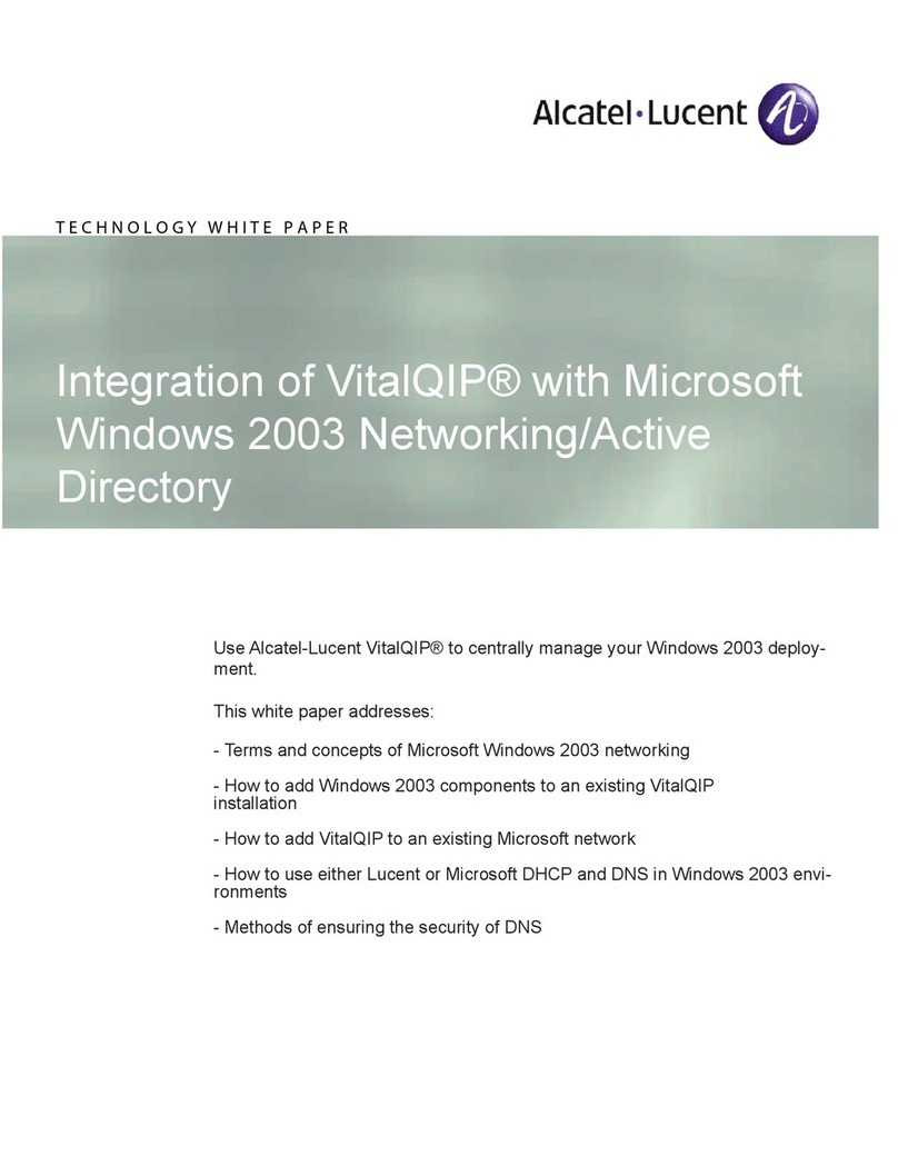Alcatel-Lucent VitalQIP Quick reference guide
