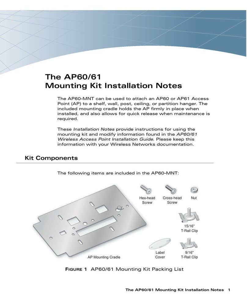 Alcatel OmniAccess AP60 Mounting guide
