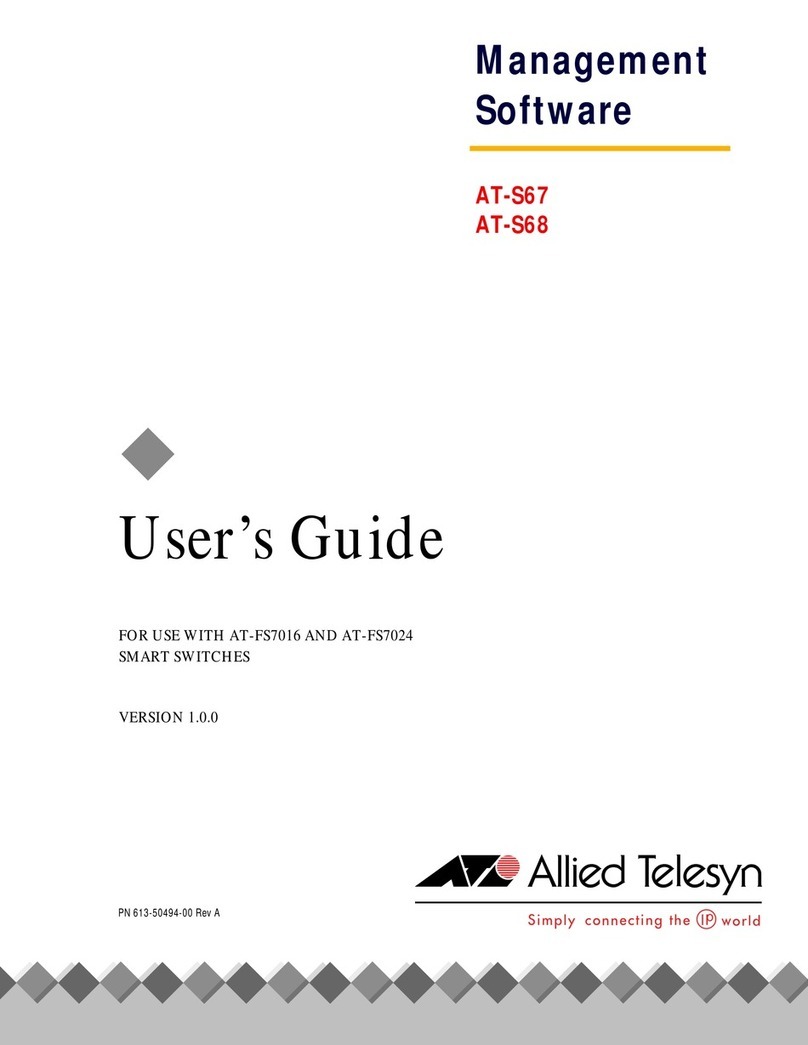 Allied Telesis AT-S67 User manual