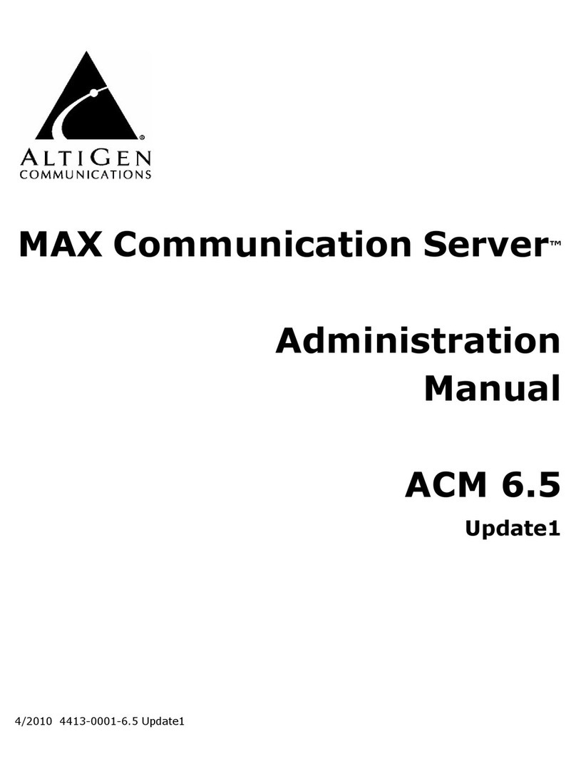 Altigen ACM 6.5 Instruction Manual