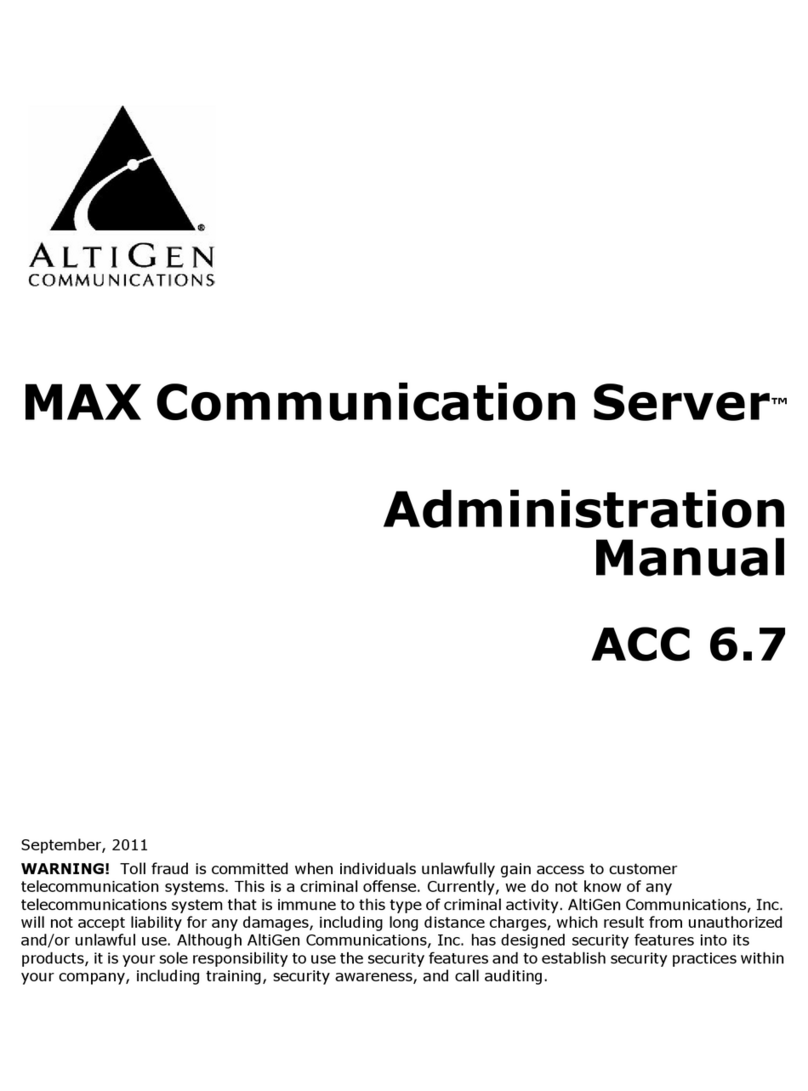 Altigen ACC 6.7 Instruction Manual