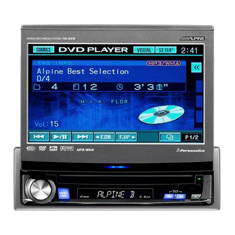 Alpine IVA-D310 User manual