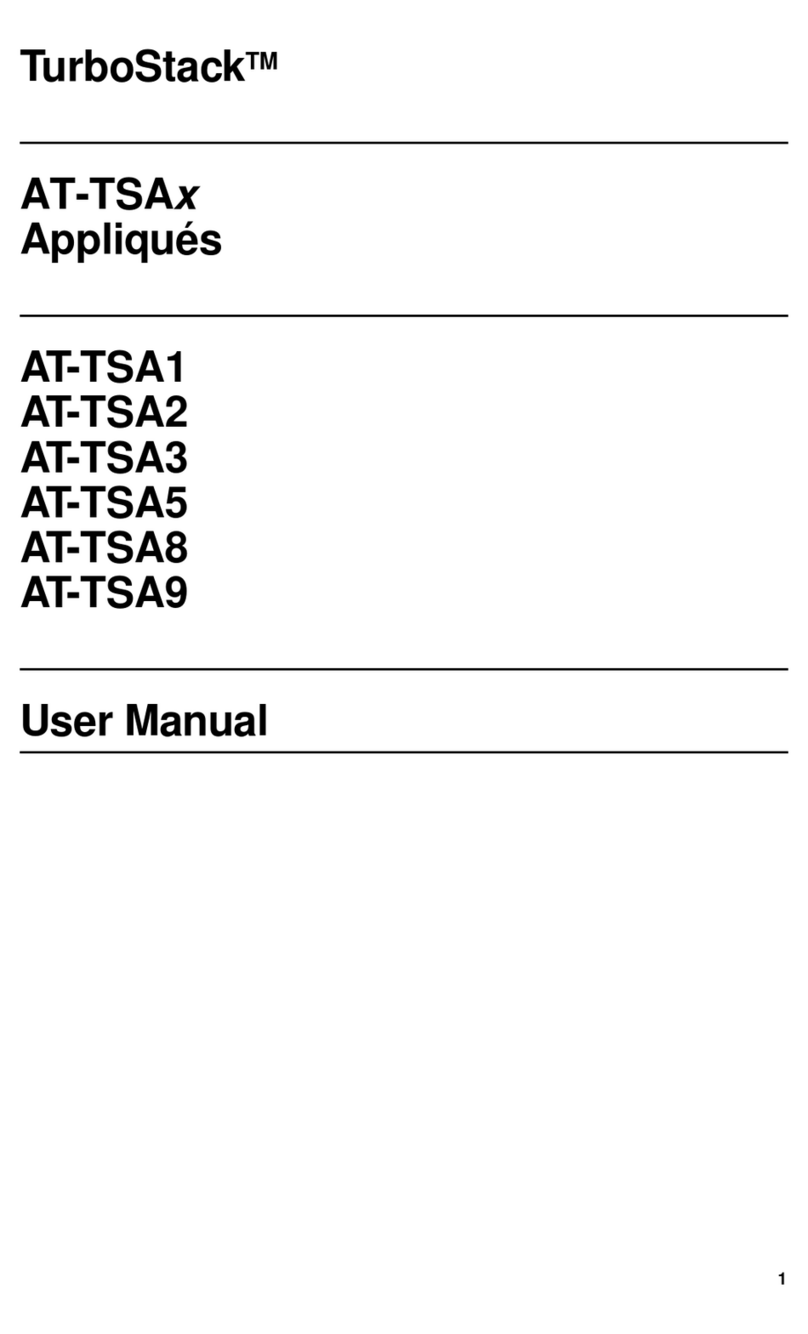 Allied Telesis TurboStack AT-TSA2 user manual Allied Telesis TurboStack AT-TSA2 user manual