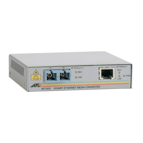 Allied Telesis AT-MC1005/2 User manual