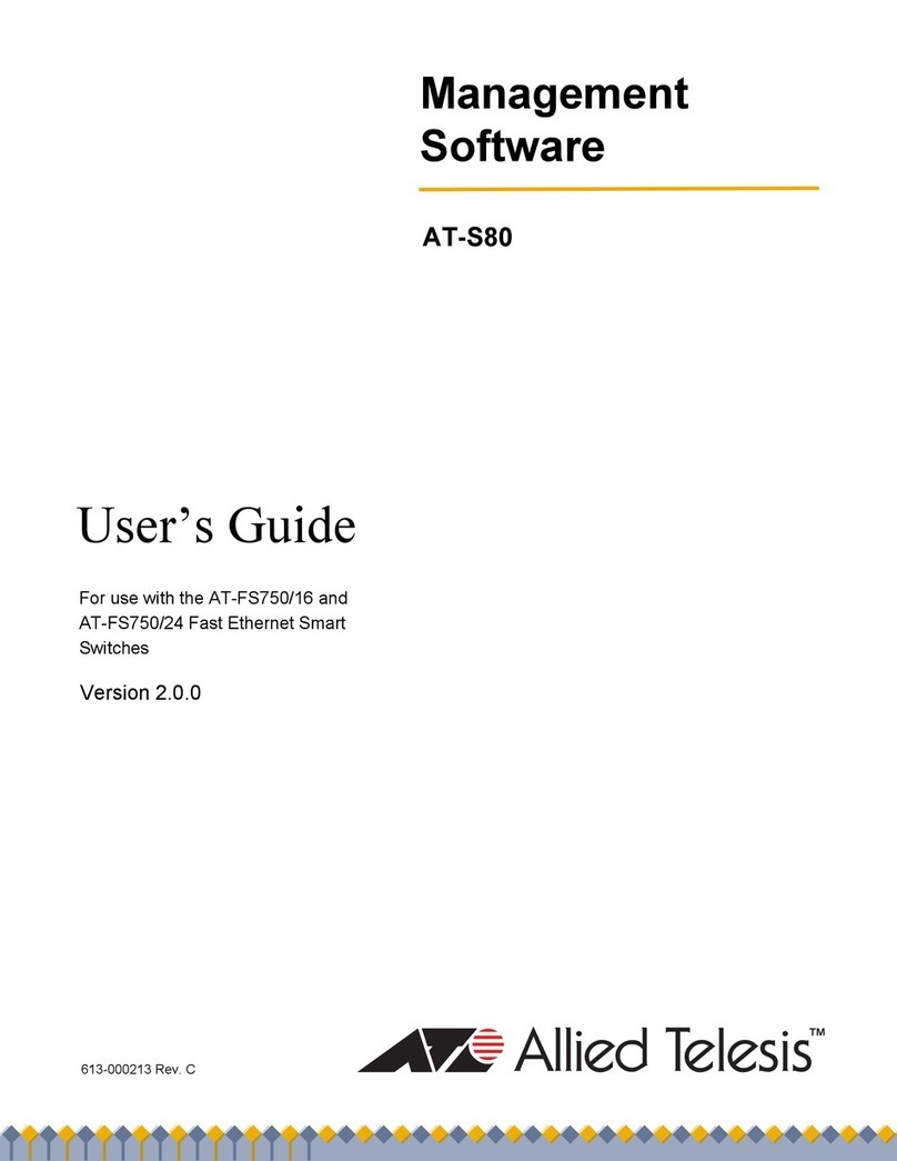 Allied Telesis AT-S80 User manual