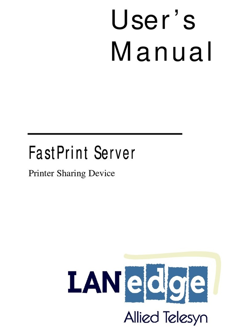 Allied Telesis FastPrint Server user manual
