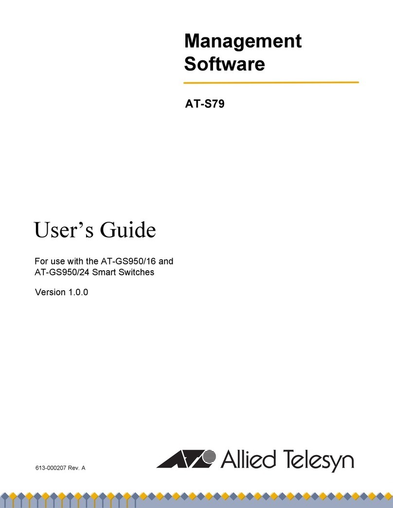 Allied Telesis AT-S79 User manual