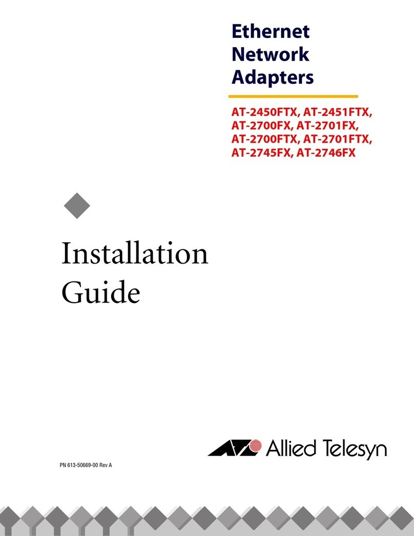 Allied Telesis AT-2700FX User manual