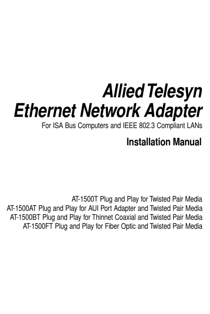 Allied Telesis AT-1500T User manual