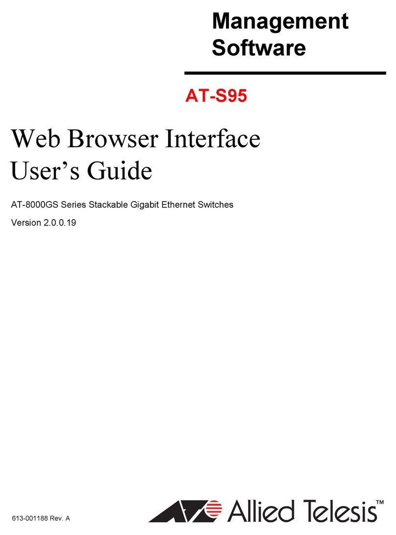 Allied Telesis AT-S95 User manual