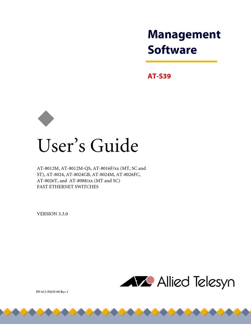 Allied Telesis AT-S39 user guide