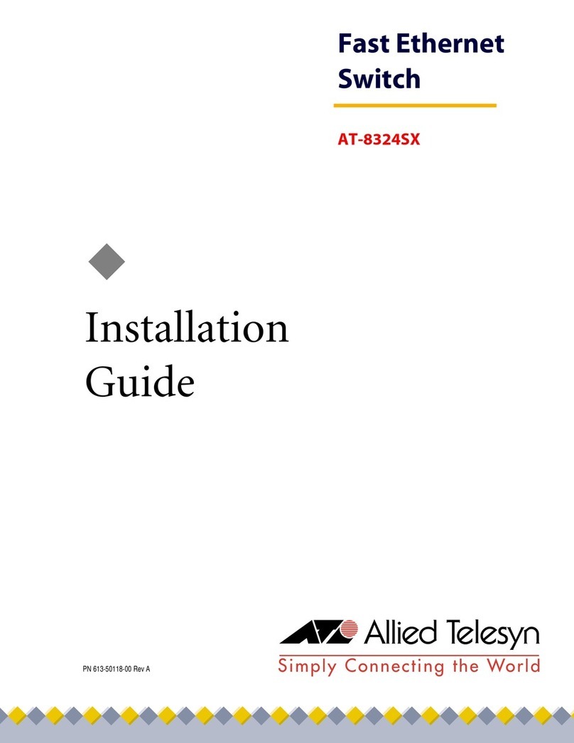 Allied Telesis AT-8324SX installation guide