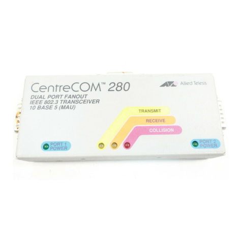 Allied Telesis CentreCOM AT-280 user manual
