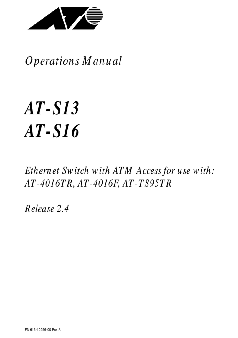 Allied Telesis AT-S13 User manual