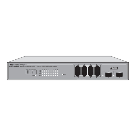 Allied Telesis AT-S82 User manual Allied Telesis AT-S82 User manual