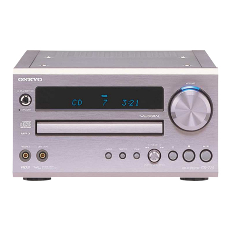 Onkyo CR-725 User manual