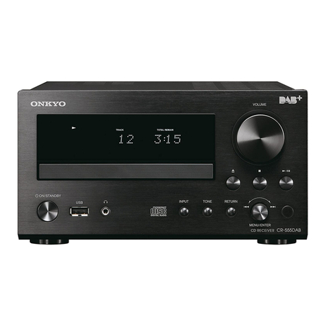 Onkyo CR-555 User manual