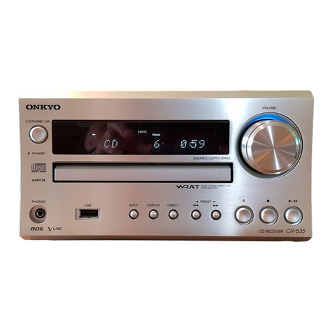 Onkyo CR-535 User manual Onkyo CR-535 User manual