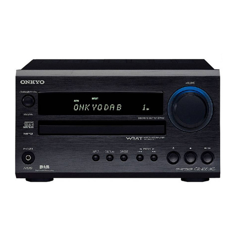 Onkyo CR-435UKD User manual