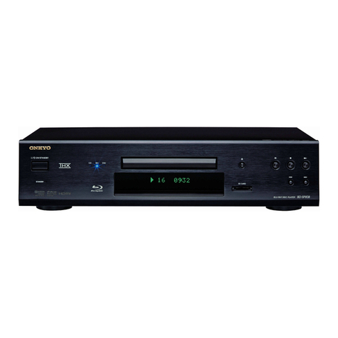 Onkyo BD-SP808 User manual